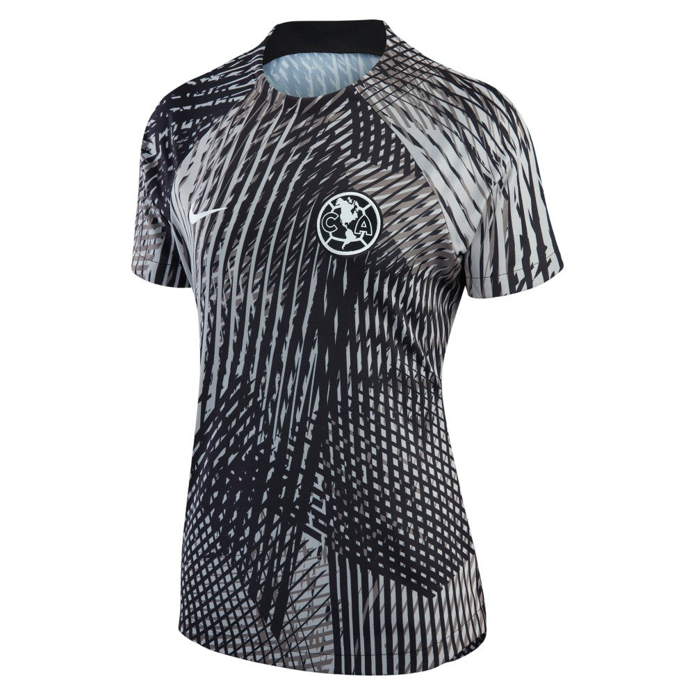 Nike Club America Women's 2022/23 Pre-Match Raglan Performance Top - Black