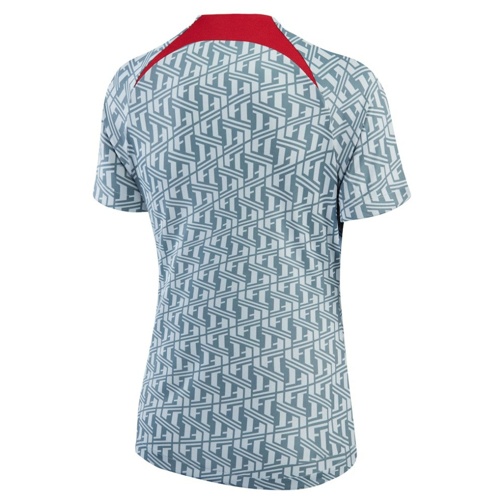 Nike Liverpool Women's 2022/23 Pre-Match Raglan Performance Top - Gray