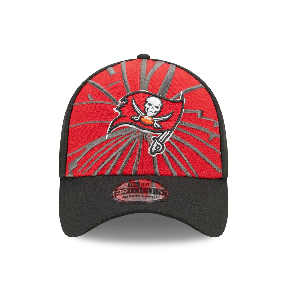 Tampa Bay Buccaneers New Era Shattered 39THIRTY Flex Hat Red/Black - NFL