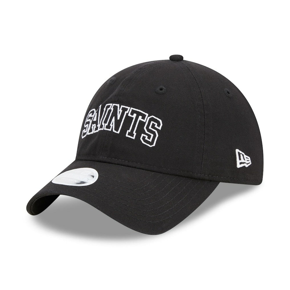 New Orleans Saints New Era Women's Collegiate 9TWENTY Adjustable Hat Black - NFL