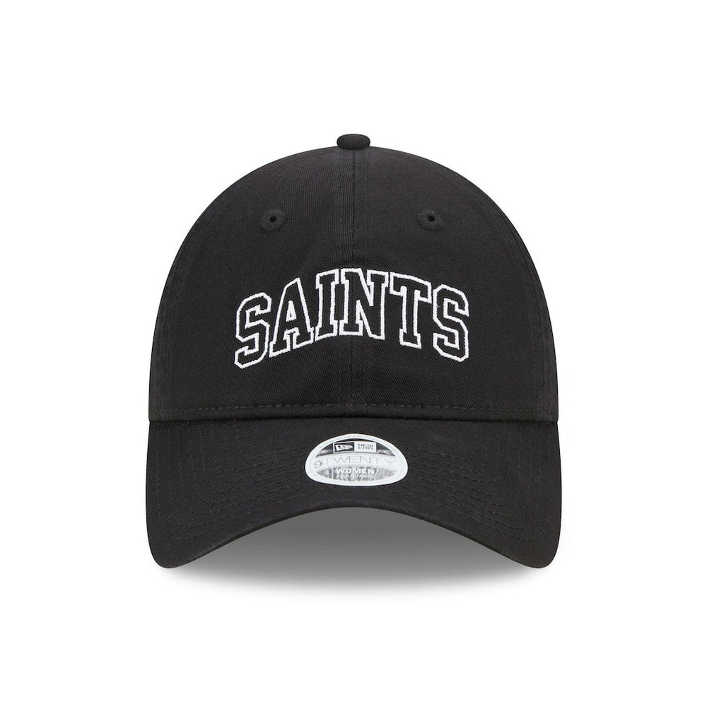 New Orleans Saints New Era Women's Collegiate 9TWENTY Adjustable Hat Black - NFL