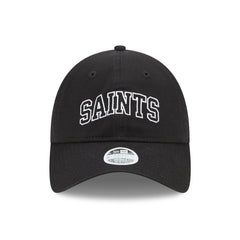New Orleans Saints New Era Women's Collegiate 9TWENTY Adjustable Hat Black - NFL