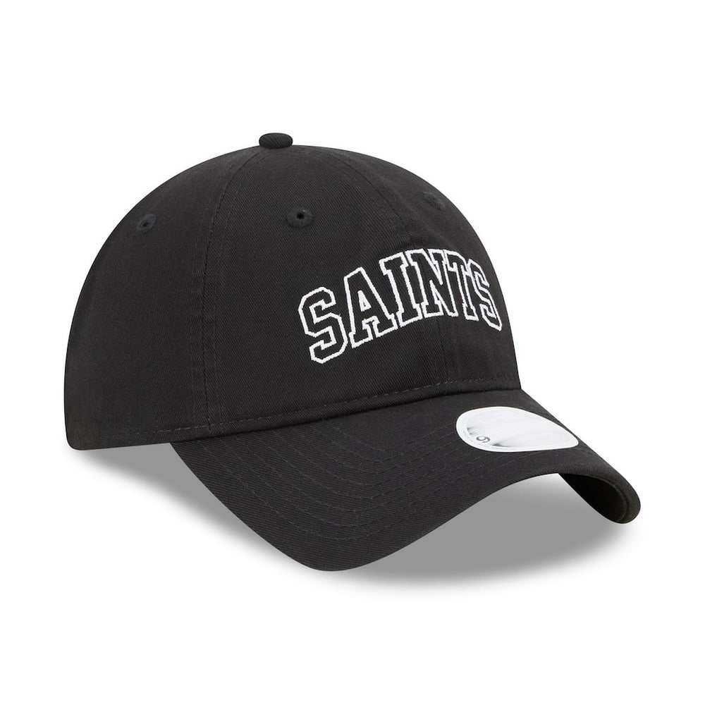 New Orleans Saints New Era Women's Collegiate 9TWENTY Adjustable Hat Black - NFL