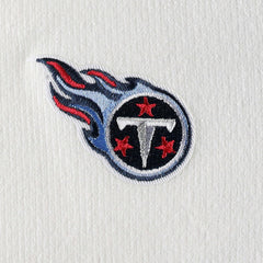 Tennessee Titans Antigua Women's Avenue Raglan Pullover Sweatshirt Cream/Navy - NFL