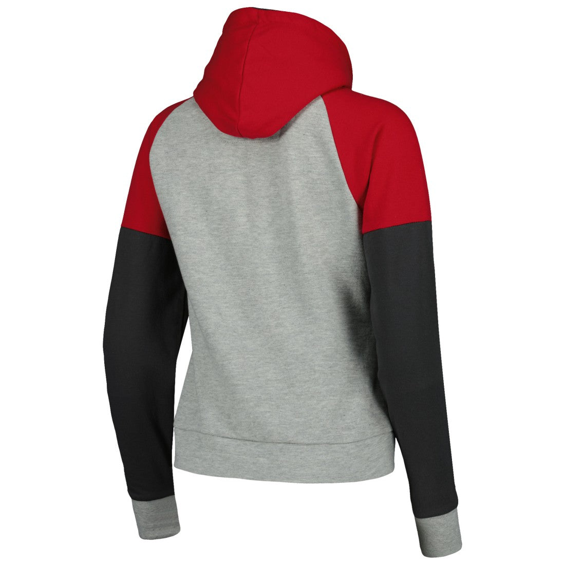 Tampa Bay Buccaneers Antigua Women's Lightweight Jackpot Raglan Half-Zip Pullover Hoodie Heather Gray - NFL