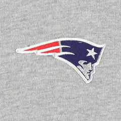New England Patriots Big & Tall Fleece Raglan Full-Zip Hoodie Jacket Heather Gray - NFL