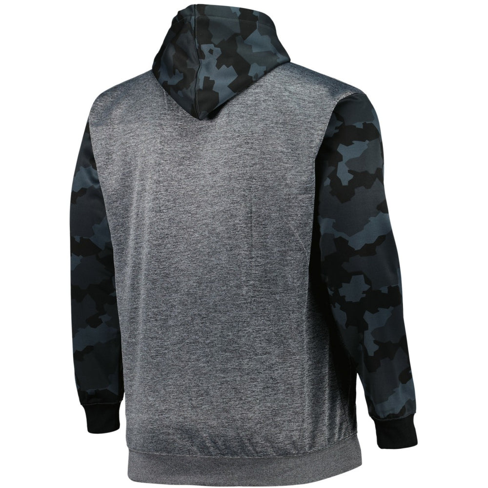 Tampa Bay Buccaneers Big & Tall Camo Pullover Hoodie Heather Charcoal - Fanatics