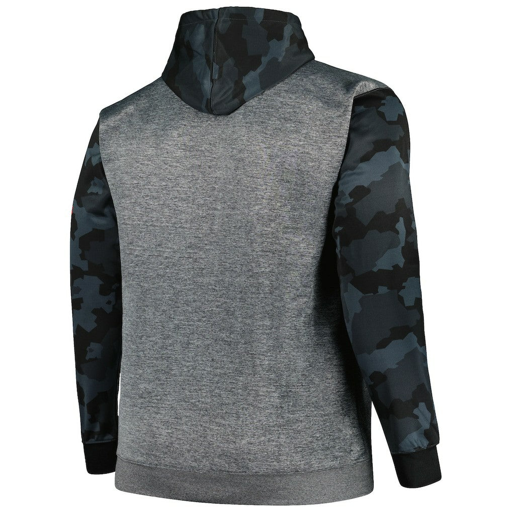 Washington Commanders Big & Tall Camo Pullover Hoodie Heather Charcoal - Fanatics