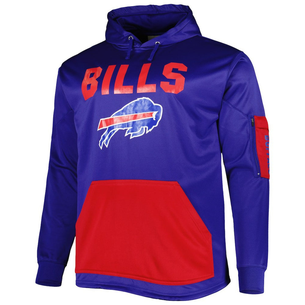 Buffalo Bills Big & Tall Pullover Hoodie Royal - Fanatics