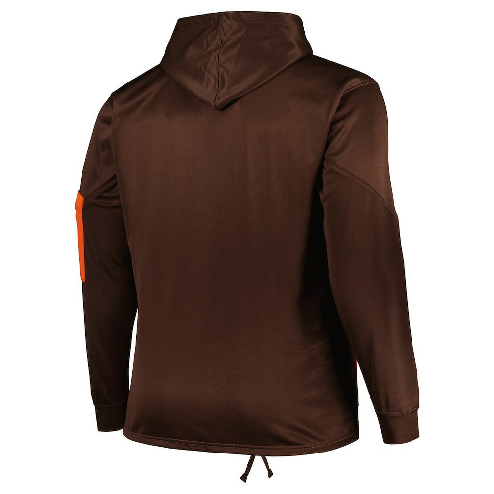Cleveland Browns Big & Tall Pullover Hoodie Brown - Fanatics