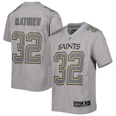Tyrann Mathieu New Orleans Saints Youth Atmosphere Game Jersey Gray - Nike