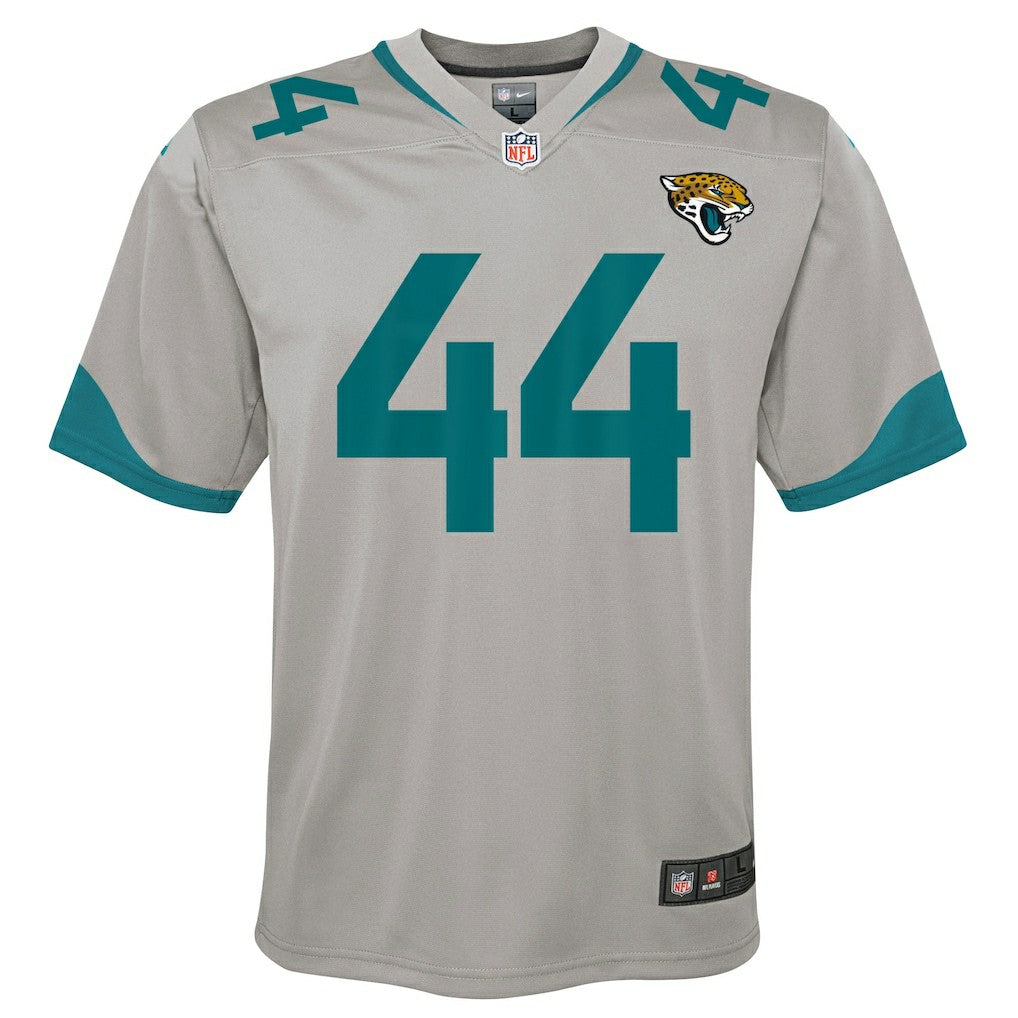 Travon Walker Jacksonville Jaguars Youth Inverted Game Jersey Silver - Nike