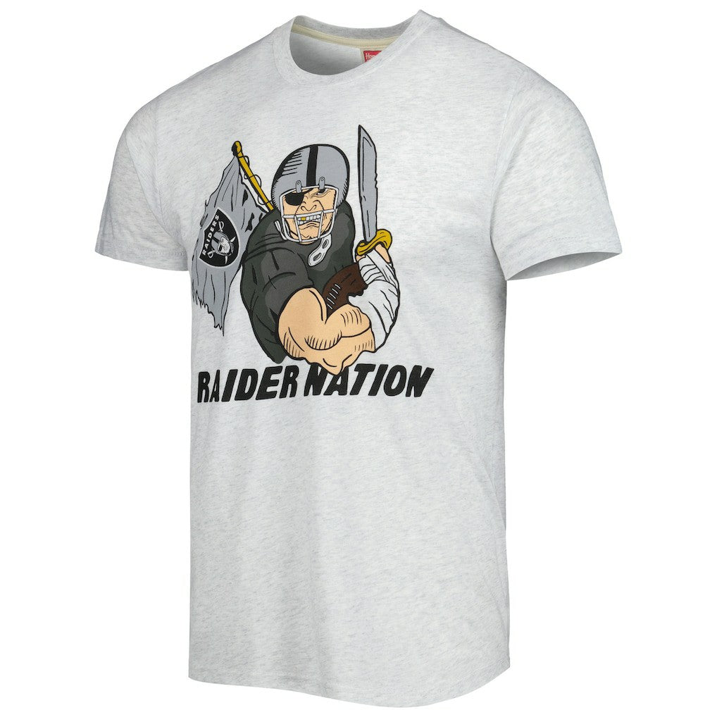 Las Vegas Raiders Homage Hyper Local Tri-Blend T-Shirt Ash - NFL