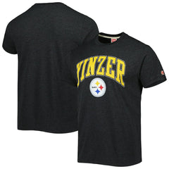 Pittsburgh Steelers Homage Hyper Local Tri-Blend T-Shirt Charcoal - NFL