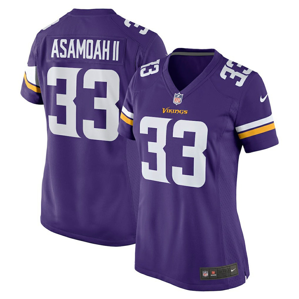 Brian Asamoah Minnesota Vikings Women's Player Game Jersey Purple - Nike