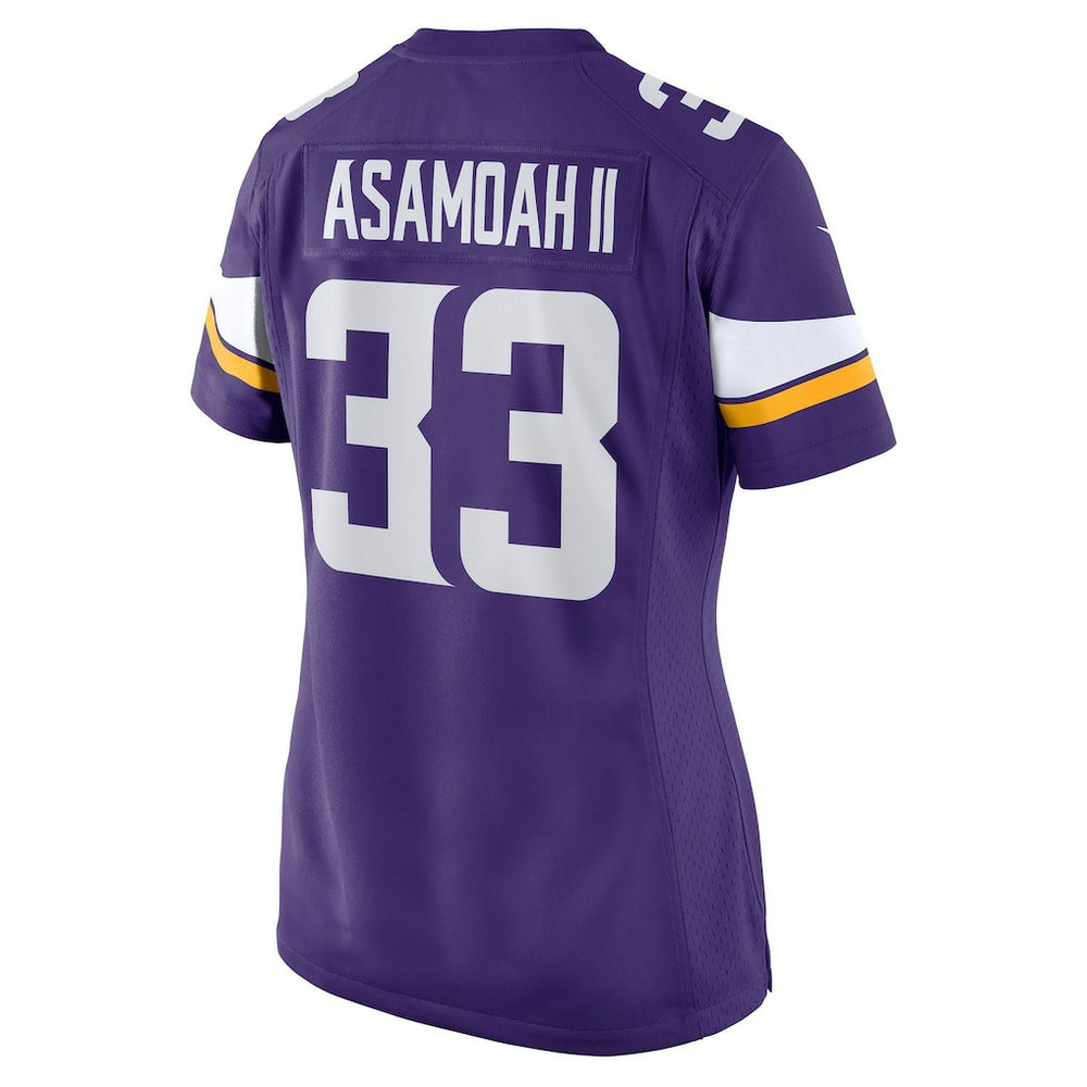 Brian Asamoah Minnesota Vikings Women's Player Game Jersey Purple - Nike