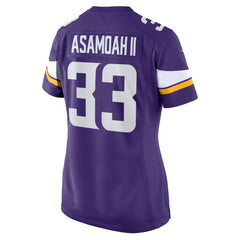 Brian Asamoah Minnesota Vikings Women's Player Game Jersey Purple - Nike