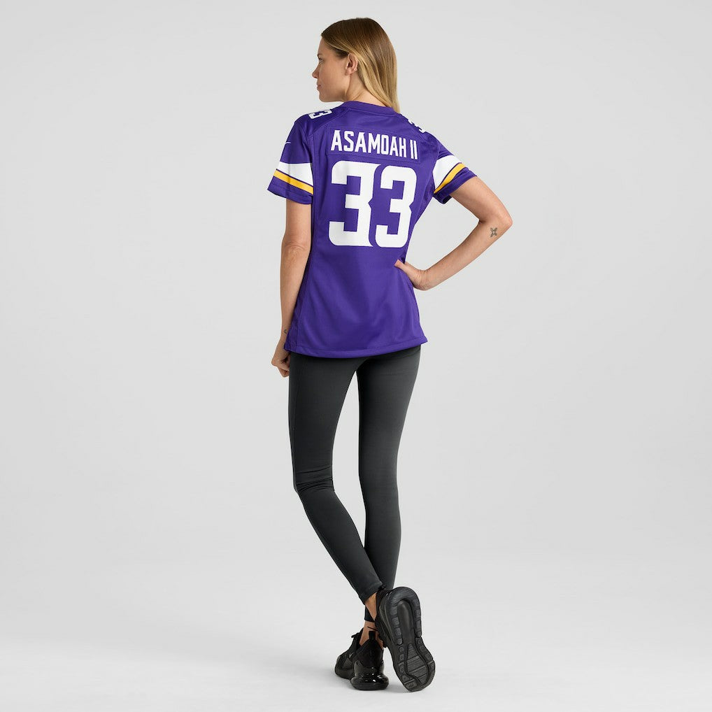 Brian Asamoah Minnesota Vikings Women's Player Game Jersey Purple - Nike