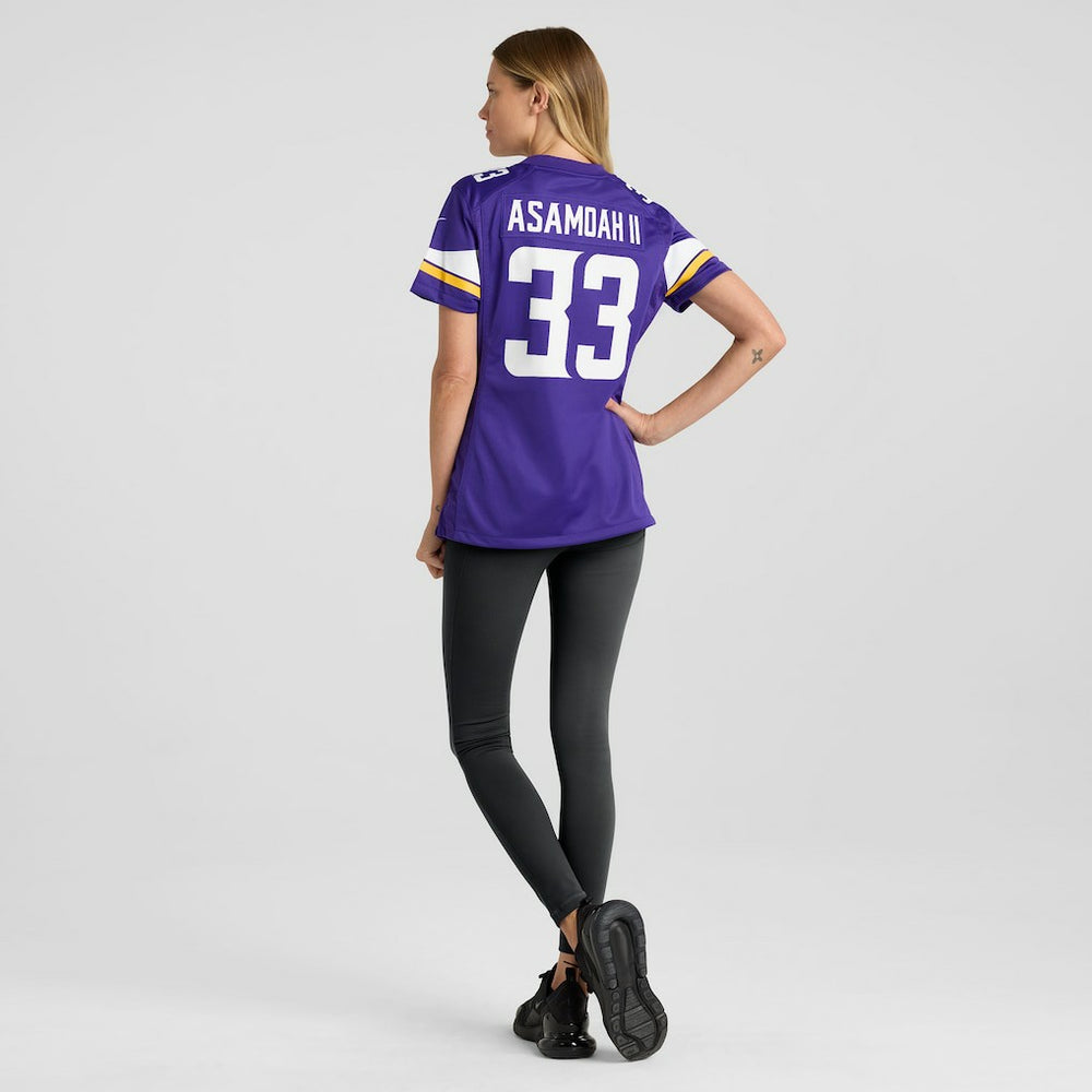 Brian Asamoah Minnesota Vikings Women's Player Game Jersey Purple - Nike