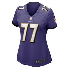 Daniel Faalele Baltimore Ravens Women's Player Game Jersey Purple - Nike