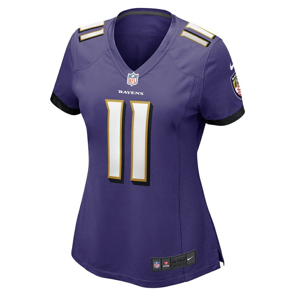 Jordan Stout Baltimore Ravens Women's Player Game Jersey Purple - Nike