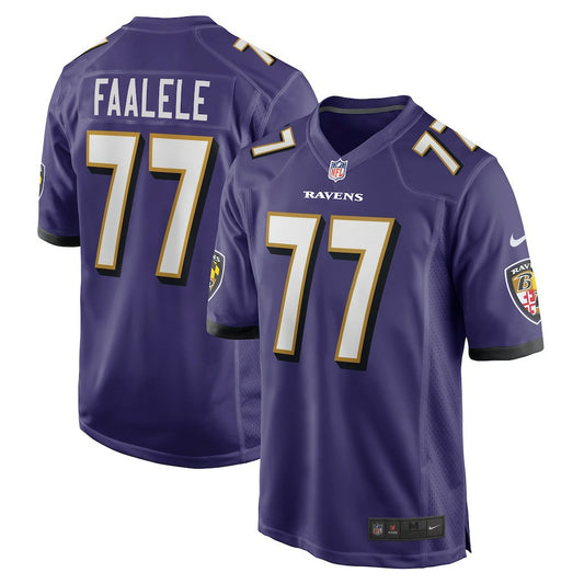 Daniel Faalele Baltimore Ravens Player Game Jersey - Purple | NFL Jerseys