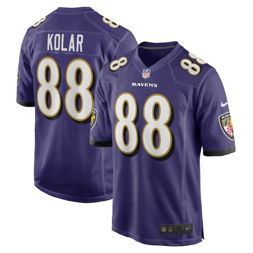 Charlie Kolar Baltimore Ravens Player Game Jersey Purple - Nike