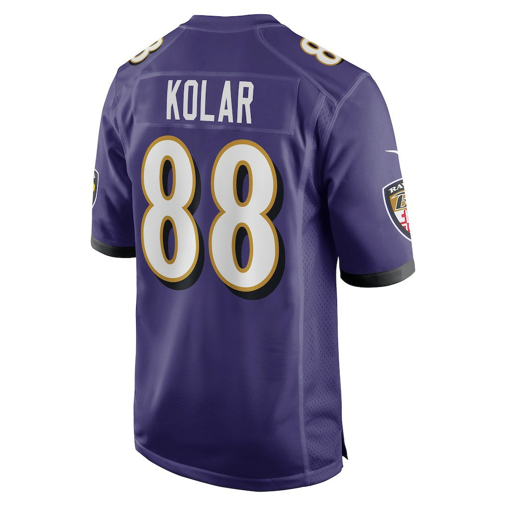 Charlie Kolar Baltimore Ravens Player Game Jersey - Purple | NFL Jerseys