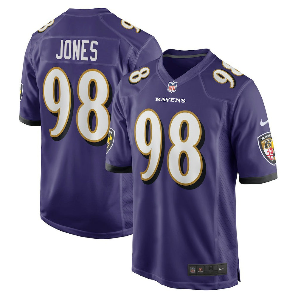 Travis Jones Baltimore Ravens Player Game Jersey Purple - Nike