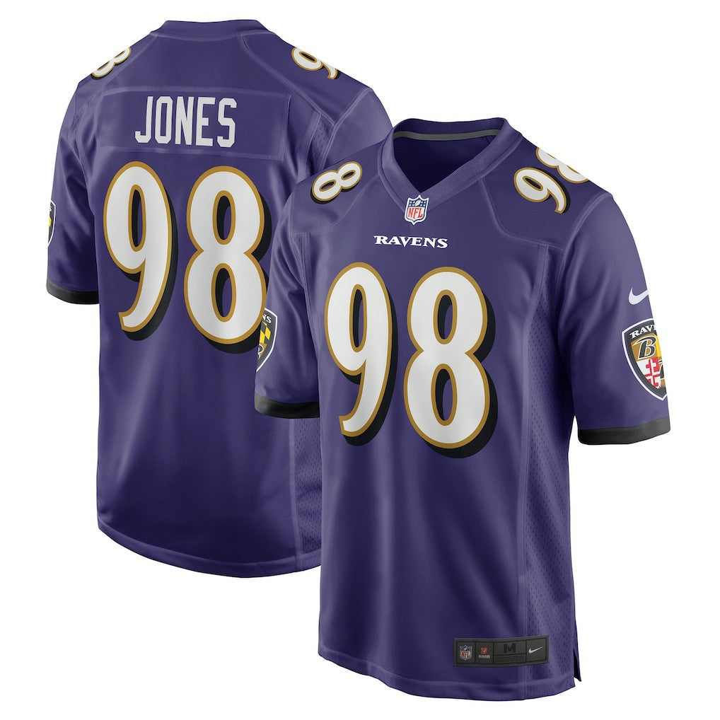 Travis Jones Baltimore Ravens Player Game Jersey Purple - Nike