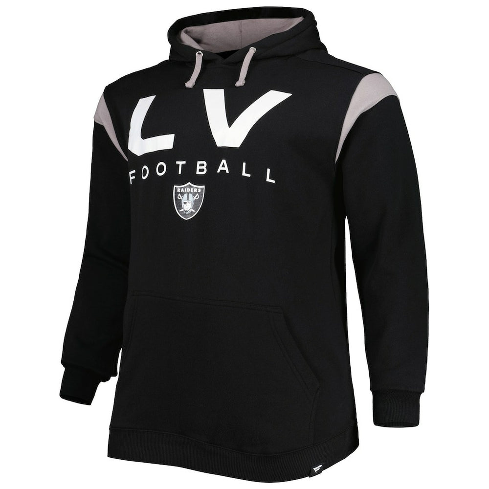 Las Vegas Raiders Big & Tall Call the Shots Pullover Hoodie Black - Fanatics
