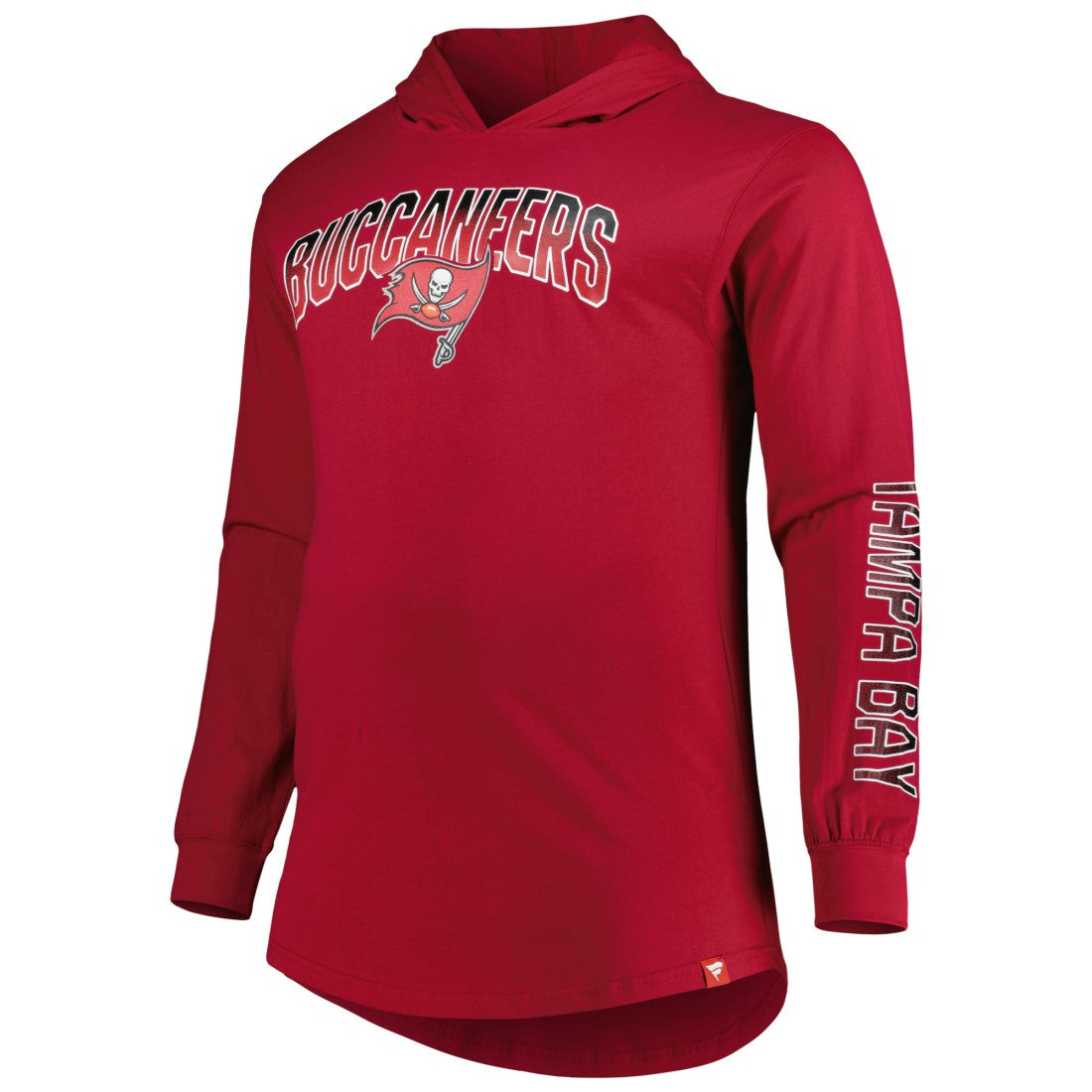 Tampa Bay Buccaneers Big & Tall Front Runner Pullover Hoodie Red - Fanatics