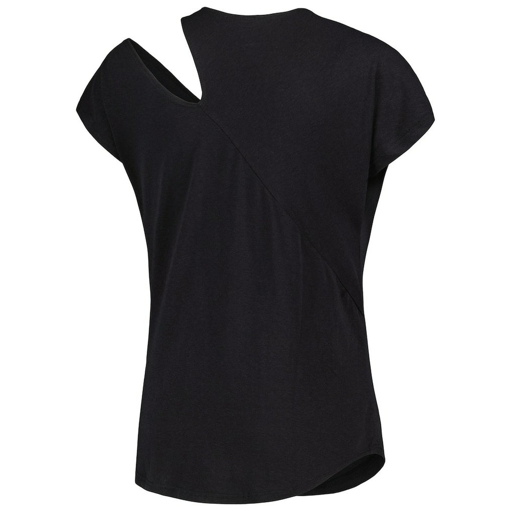 Kansas City Chiefs KIYA TOMLIN Women's Cut Out Tri-Blend Shirt Black - NFL