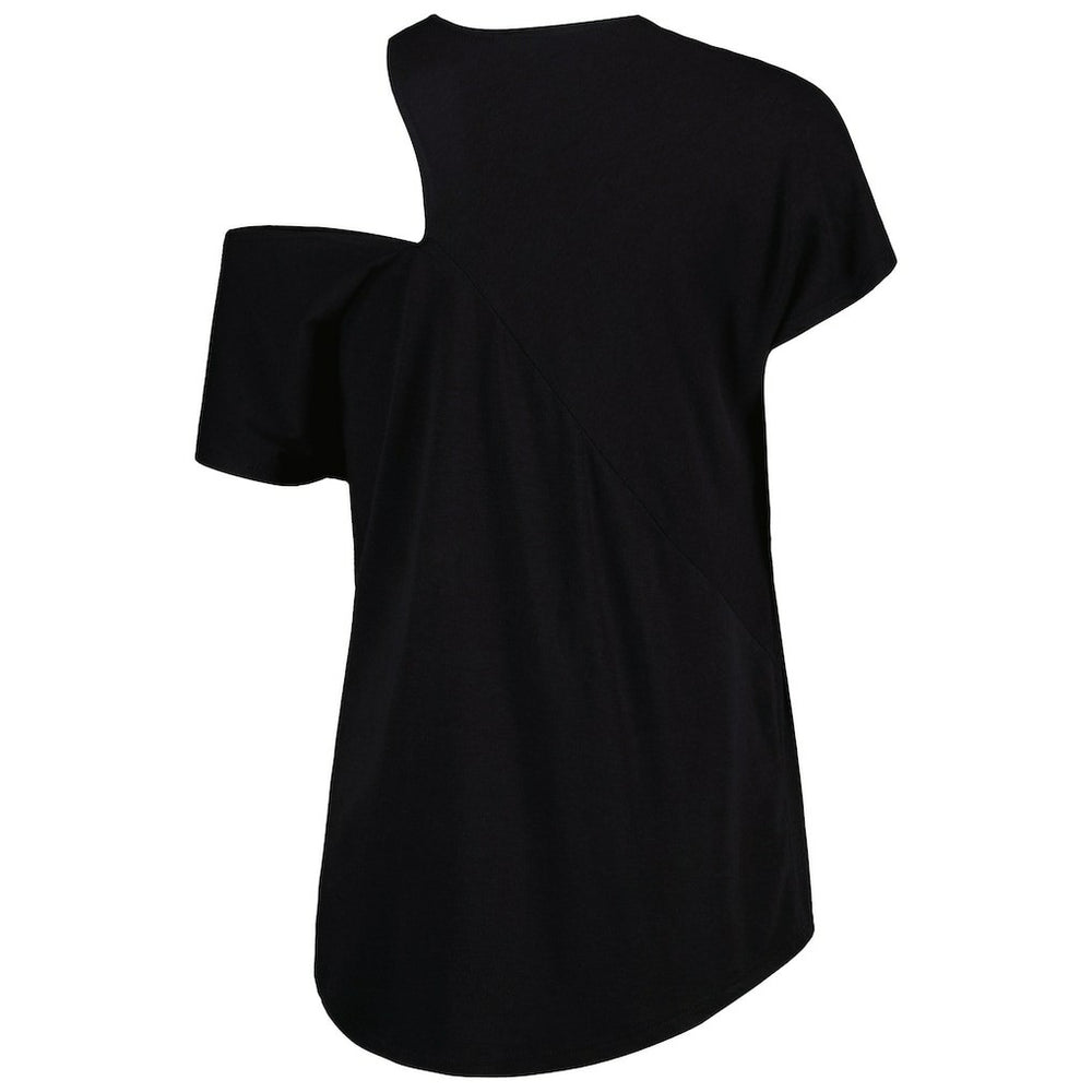 Philadelphia Eagles KIYA TOMLIN Women's Cut Out Tri-Blend Shirt Black - NFL