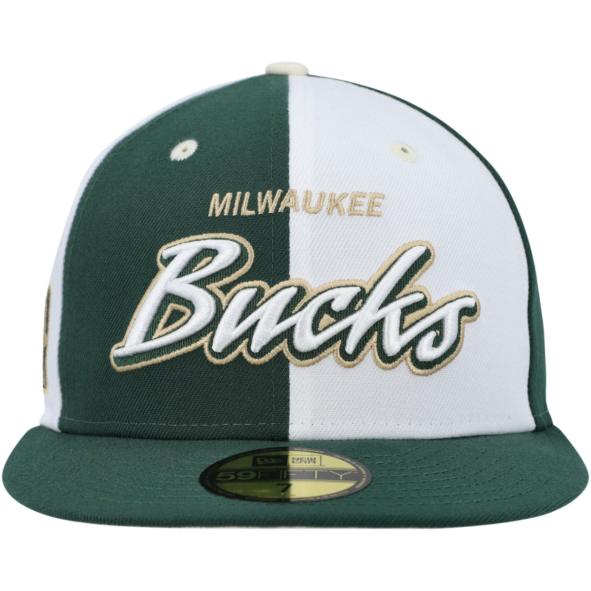New Era -  Script Pinwheel 59FIFTY Fitted Hat - Hunter Green/White