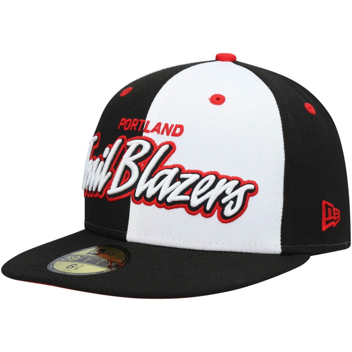 New Era -  Script Pinwheel 59FIFTY Fitted Hat - Black/White