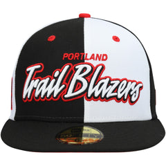 New Era -  Script Pinwheel 59FIFTY Fitted Hat - Black/White