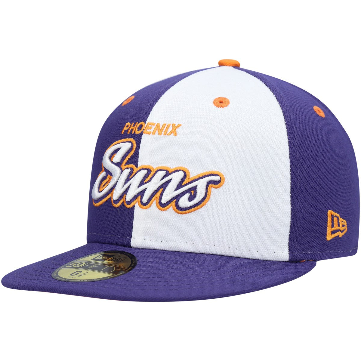 New Era -  Script Pinwheel 59FIFTY Fitted Hat - Purple/White