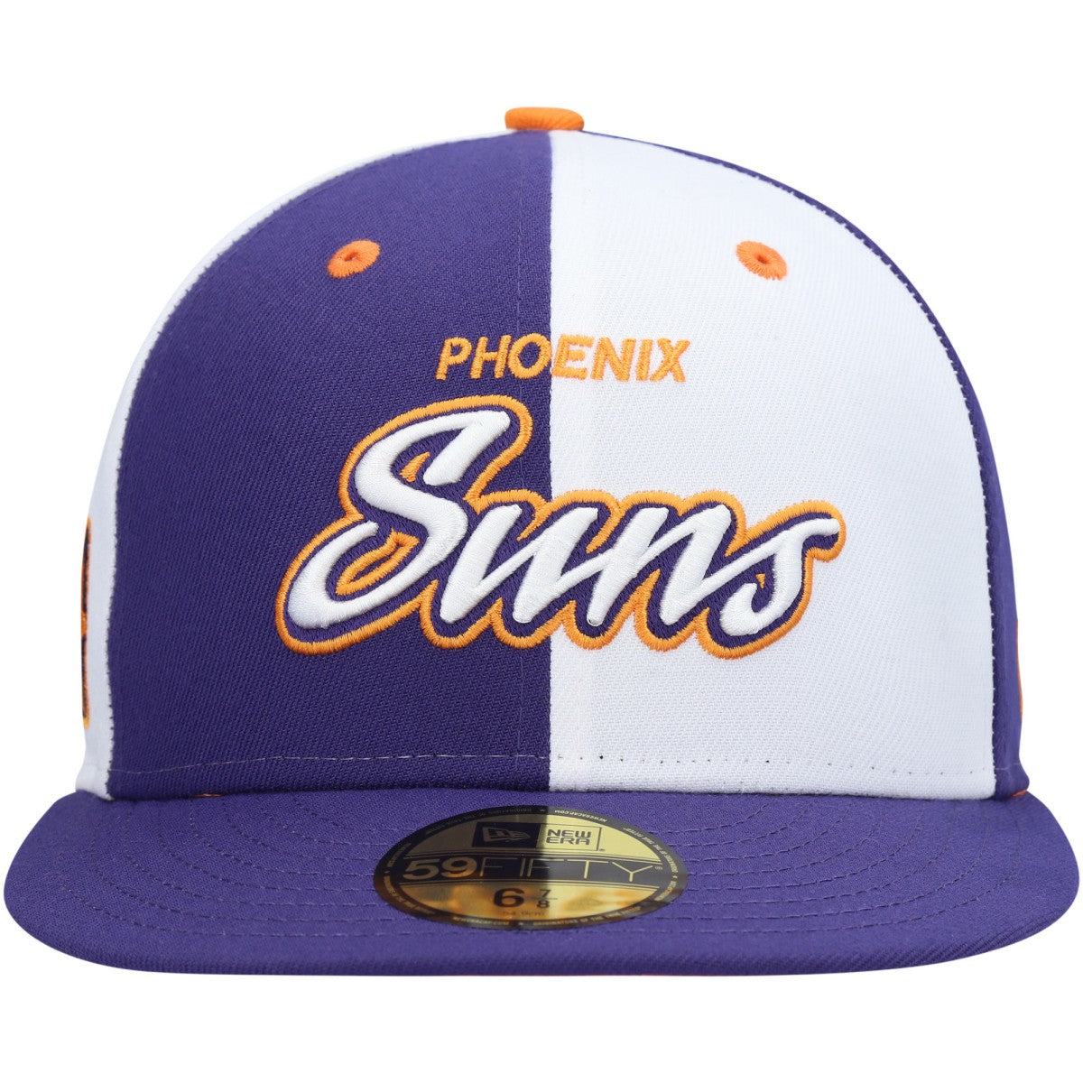 New Era -  Script Pinwheel 59FIFTY Fitted Hat - Purple/White
