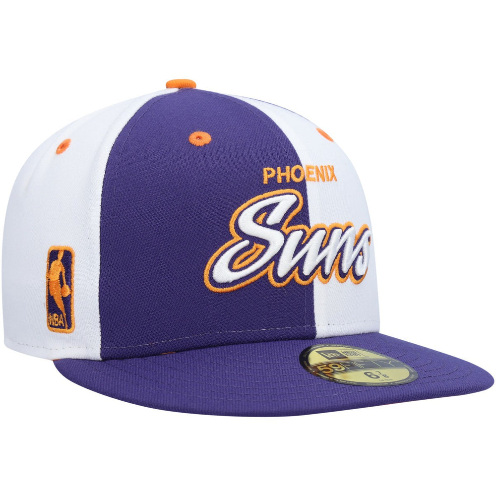 New Era -  Script Pinwheel 59FIFTY Fitted Hat - Purple/White