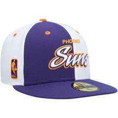 New Era -  Script Pinwheel 59FIFTY Fitted Hat - Purple/White