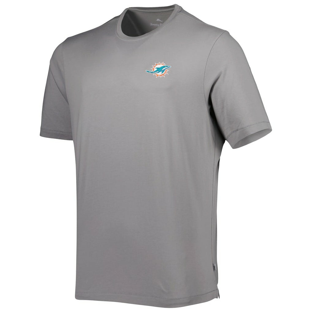 Miami Dolphins Bali Skyline T-Shirt Gray - Tommy Bahama