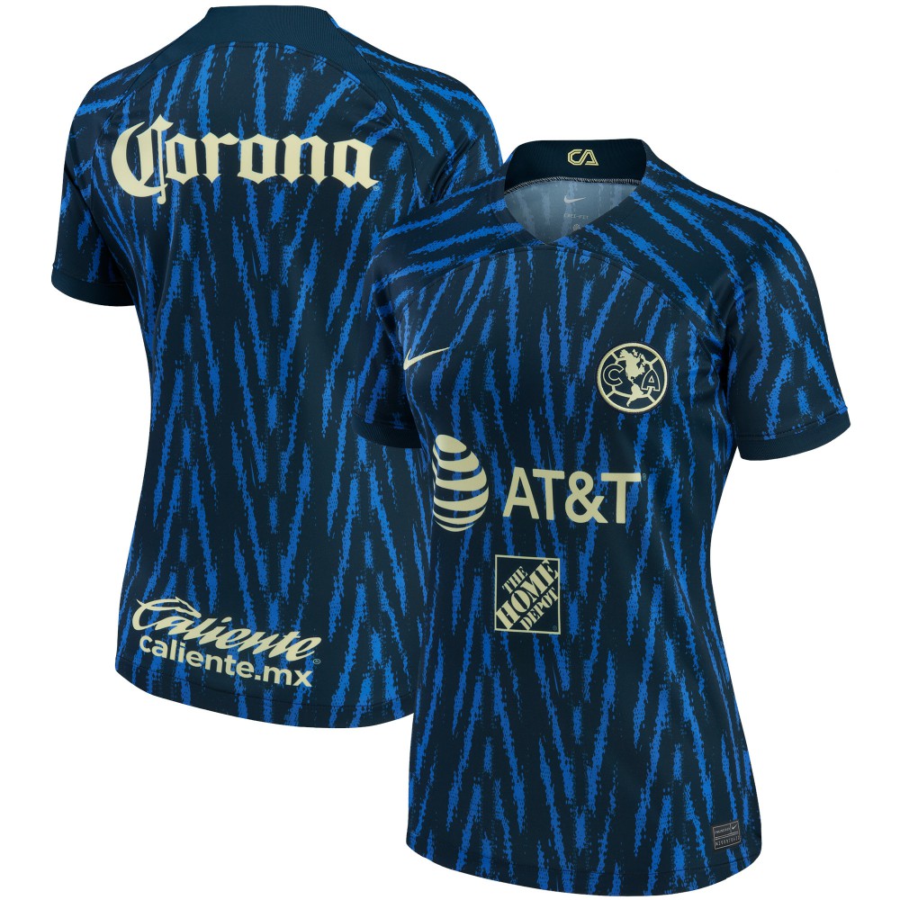 Nike Club America Women's 2022/23 Away Replica Jerseys - Blue
