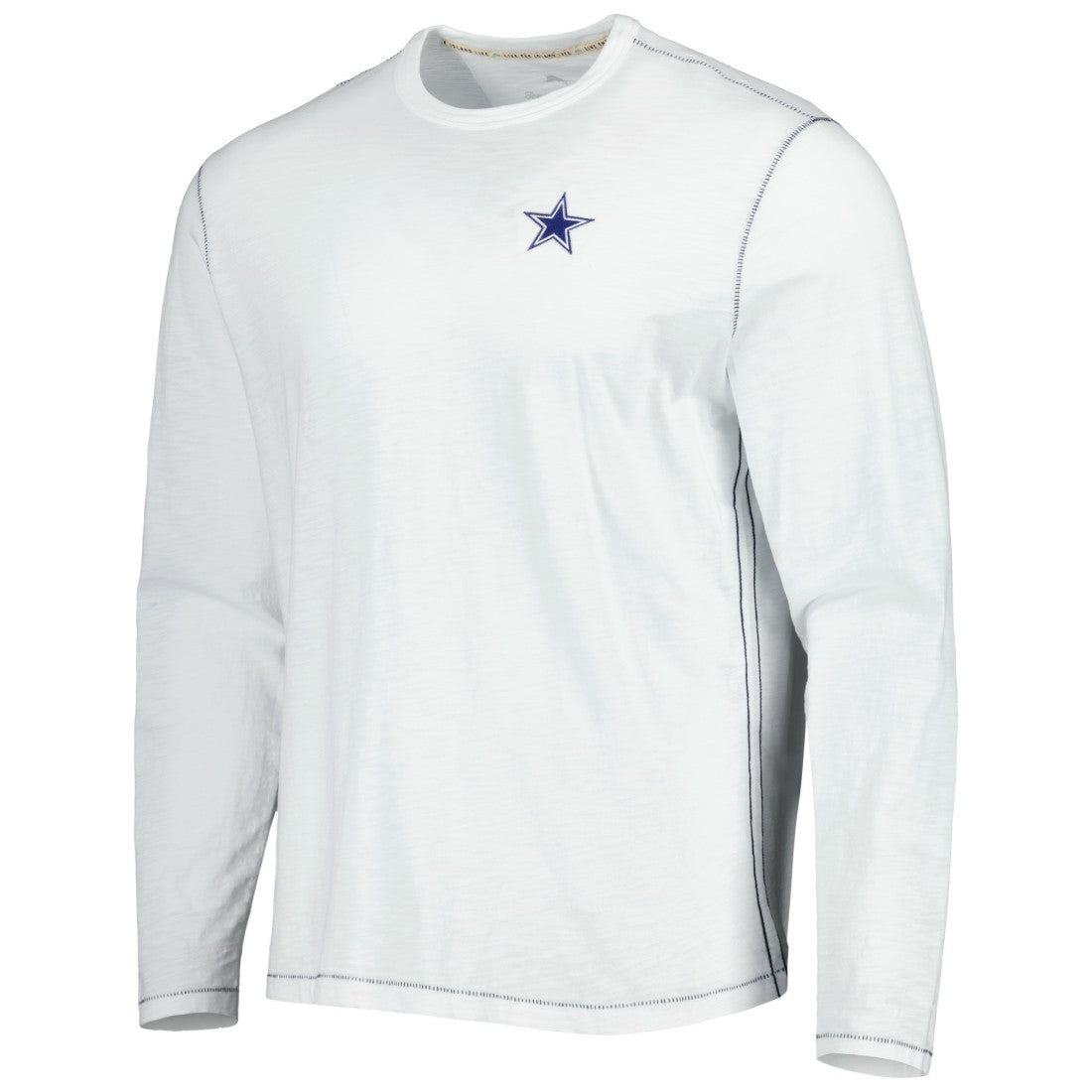 Dallas Cowboys Laces Out Billboard Long Sleeve T-Shirt White - Tommy Bahama