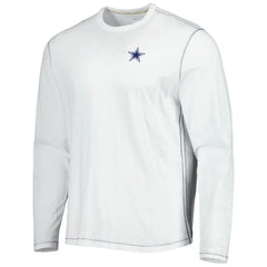 Dallas Cowboys Laces Out Billboard Long Sleeve T-Shirt White - Tommy Bahama