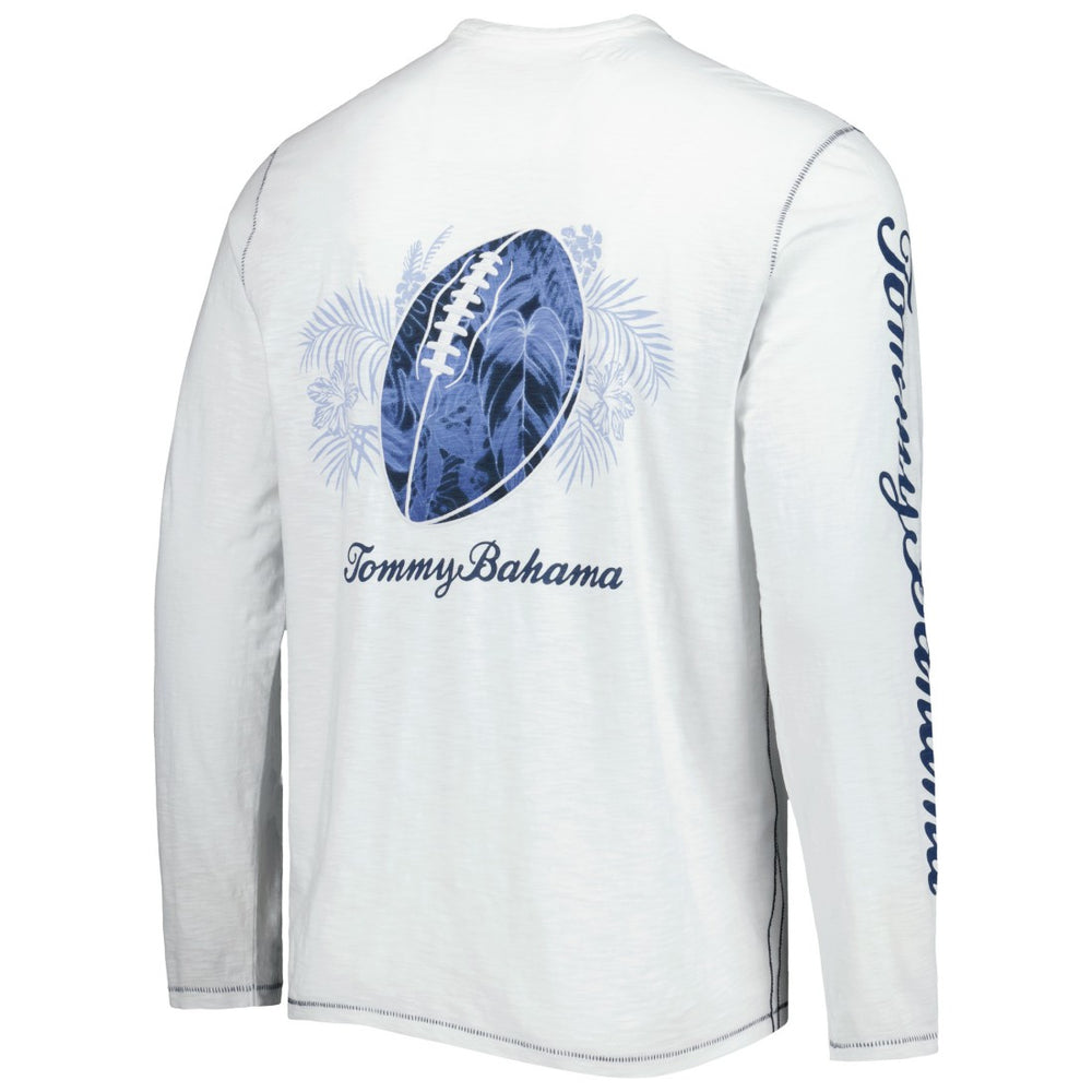 Denver Broncos Laces Out Billboard Long Sleeve T-Shirt White - Tommy Bahama