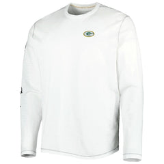 Green Bay Packers Laces Out Billboard Long Sleeve T-Shirt White - Tommy Bahama