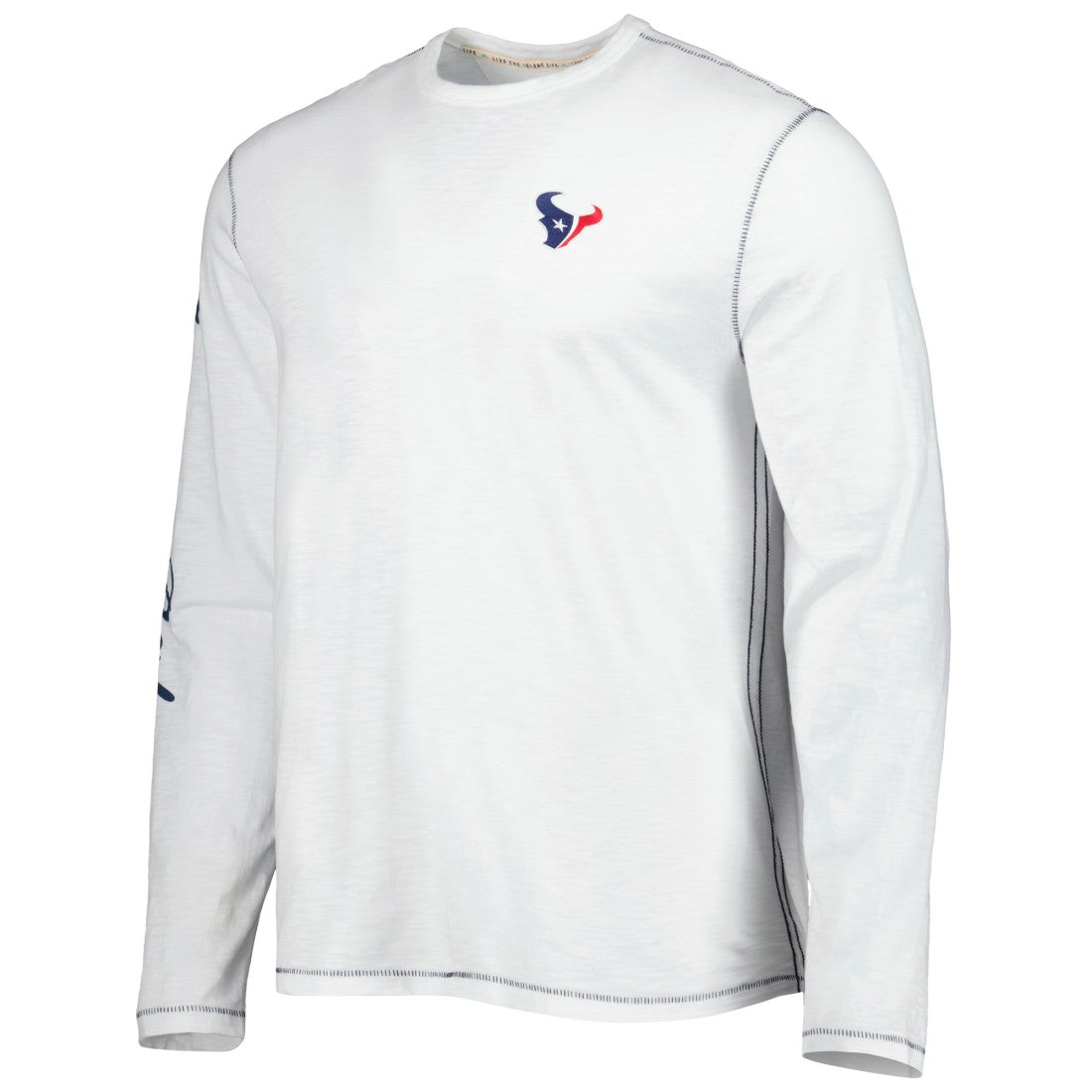 Houston Texans Laces Out Billboard Long Sleeve T-Shirt White - Tommy Bahama