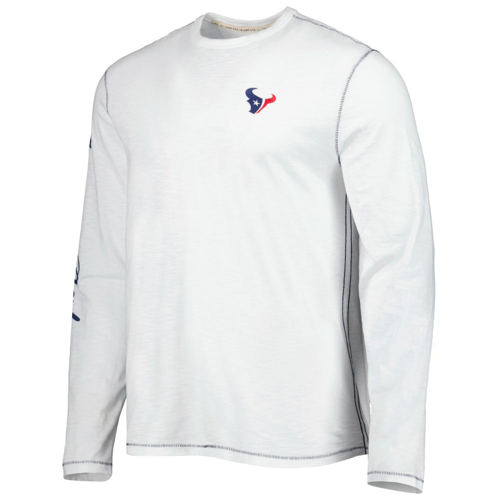 Houston Texans Laces Out Billboard Long Sleeve T-Shirt White - Tommy Bahama