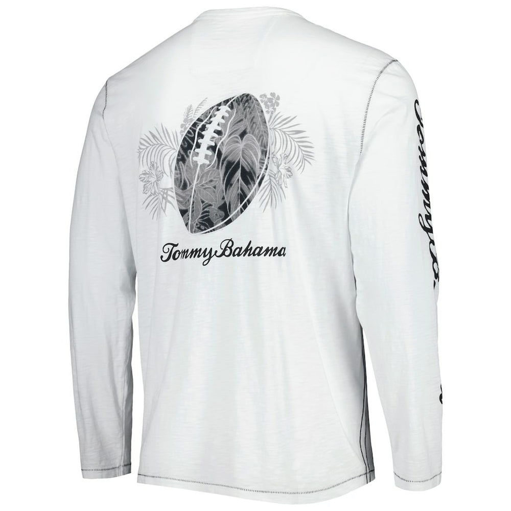 Jacksonville Jaguars Laces Out Billboard Long Sleeve T-Shirt White - Tommy Bahama